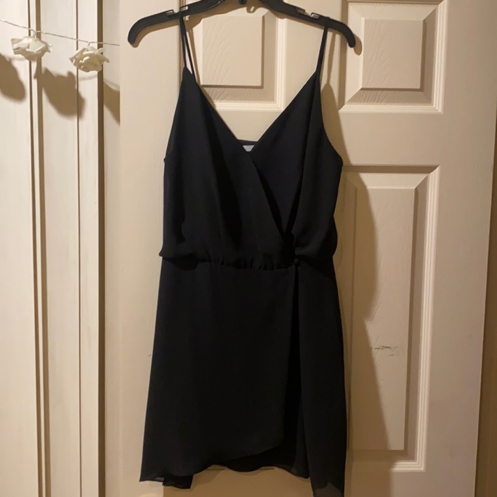 Little black wrap dress
